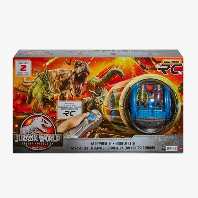 Matchbox Jurassic World Legacy Collection Gyrosphere R/C, Remote-Control Vehicle &#38; 2 Figures