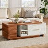 Hommoo Extendable Coffee Table with 2 Drawers - 3 of 4