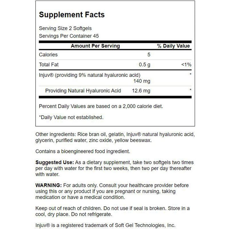 Swanson Dietary Supplements Injuv 70 mg 90 Sgels, 2 of 3