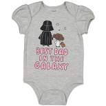 Star Wars Baby Girls Short Sleeve Bodysuit Newborn to Infant