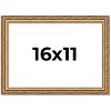 PosterPalooza | 16x11 Wood Antique Frame with UV Acrylic, 4 Finishes: Bronze, Gold, Silver, and Black - 2 of 4