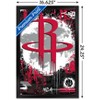 Trends International NBA Houston Rockets - Maximalist Logo 23 Framed Wall Poster Prints - 3 of 4