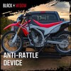 Black Widow Steel Motorcycle, Dirt Bike, or Scooter Carrier with Loading Ramp for 2 Inch Truck or SUV Hitch Receiver, 500 Pound Capacity - 4 of 4
