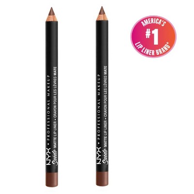 NYX Cosmetics Suede Matte Lip Liner- Maison (PACK OF 2) | Vegan Formula