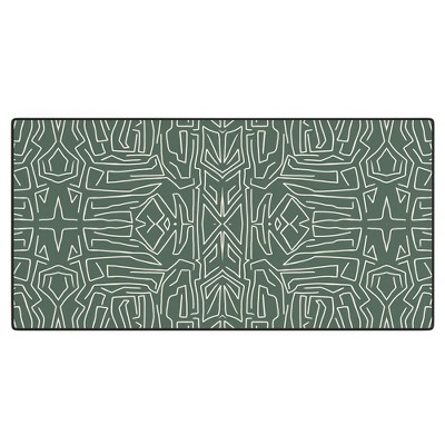 Marta Barragan Camarasa Abstract pattern linear stroke Desk Mat - Deny Designs