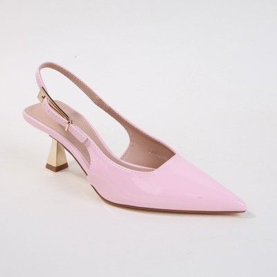 Berness Women's Cassandra Patent Slingback Heels - image 3