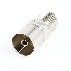 Unique Bargains Quality Multi-functional Portable Design Strong Compatibility Coaxial Cable Connector Silver Tone - 1 of 4