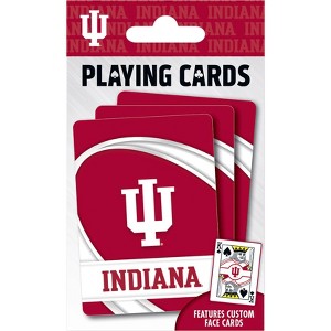 MasterPieces Officially Licensed NCAA Indiana Hoosiers Playing Cards - 54 Card Deck for Adults - 1 of 4