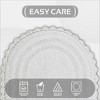 Lilly Crochet Collection 100% Cotton Tufted Reversible 2-Piece Bath Rug Set – Super Absorbent, Machine Washable Bathroom Mats with Crochet Pattern - 4 of 4