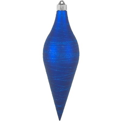 Christmas by Krebs Regal Blue Shatterproof Christmas Long Drop Ornament 12.5" (320mm)