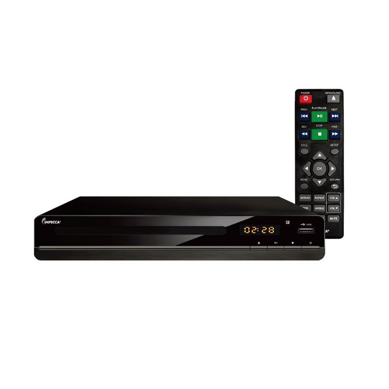 Impecca Compact Home DVD Player with HDMI and USB Playback, 1 of 6