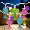 Northlight Cocktail Glasses Patio Light Set - Multi-Color - 7.25' White Wire - 10ct - image 2 of 4