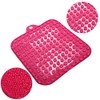 Unique Bargains Shower Foot Clean Massager Scrubber Foot Massager Scrubber with Suction Cups 9.25"x9.25" - 3 of 4
