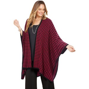 Catherines Women's Plus Size Liz&Me Shawl - 1 of 4