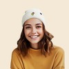 Dalix Mushroom Frog Embroidered Beanie Hat Cotton Cute Winter Fall Cap Womens - 2 of 4