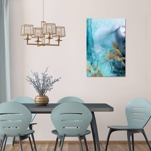 iCanvas Gold Under The Sea I by Eva Watts Canvas Print Wall Art - 1 of 3