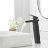 BWE Waterfall Single Hole Single Handle Bathroom Vessel Sink Faucet With Pop-up Drain Assembly - 3 of 4