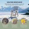 WestinTrends Malibu HDPE Adjustable Highback Folding Patio Dining Chair - 3 of 4