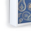 Cynthia Haller Classic blue and gold paisley Framed Mini Art Print 4" (H) x 3" (W) x 1" (D) - Society6 - 3 of 3