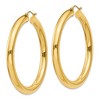Black Bow Jewelry 5mm, 14k Yellow Gold Classic Round Hoop Earrings, 50mm (1 7/8 Inch) - 2 of 4