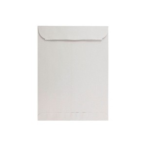 JAM Paper 10 x 13 Open End Envelopes w/Peel and Seal Closure Light Grey Kraft 12931116A - 1 of 2