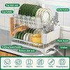 Racxily Dish Drying Rack for Kitchen Counter - Large Dish Rack with Drainboard - 3 of 4