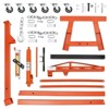 2-Ton Heavy Duty Folding Engine Hoist - Shop Crane with 6 Casters & Engine Lift Lever, 4000LB Capacity, for Automotive, Workshop Use - 3 of 4