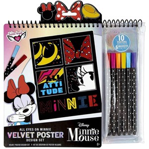 Fashion Angels Disney Minnie Mouse Fashion Angels Velvet Poster Set - 1 of 4