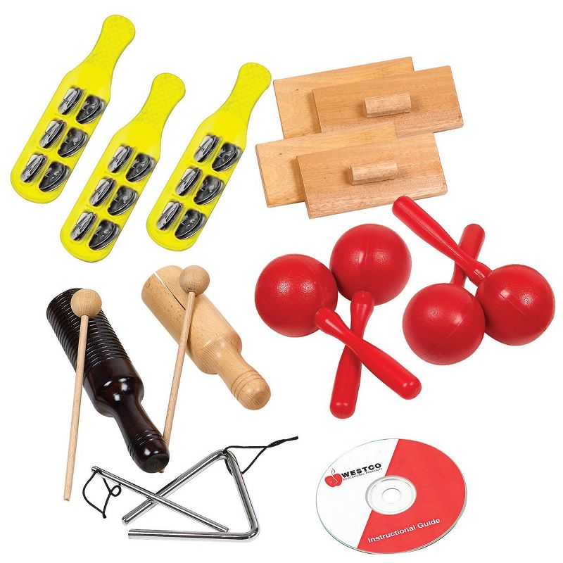 Westco 25-Player Rhythm Band Kit with 10 Instruments, 2 of 4