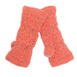 Flower Crochet Handwarmers_Nirvanna Designs - 1 of 4
