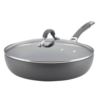 Circulon 5-Quart ScratchDefense A1 Series Nonstick Saute Pan with Lid, Graphite