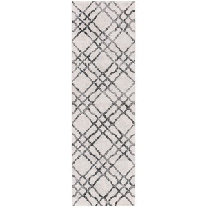 Isabella ISA957 Machine Made Indoor Runner - Ivory/Grey - 2'2"x7' - Safavieh - 1 of 4