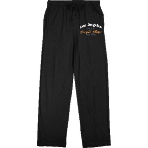 Los Angeles City of Angels Sunset Strip Men's Sleep Pajama Pants - 1 of 2