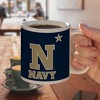 US Naval Academy Primary Logo Ceramic Coffee Mug Novelty Gift Mugs for Coffee Tea and Hot Drinks 11oz White - 4 of 4