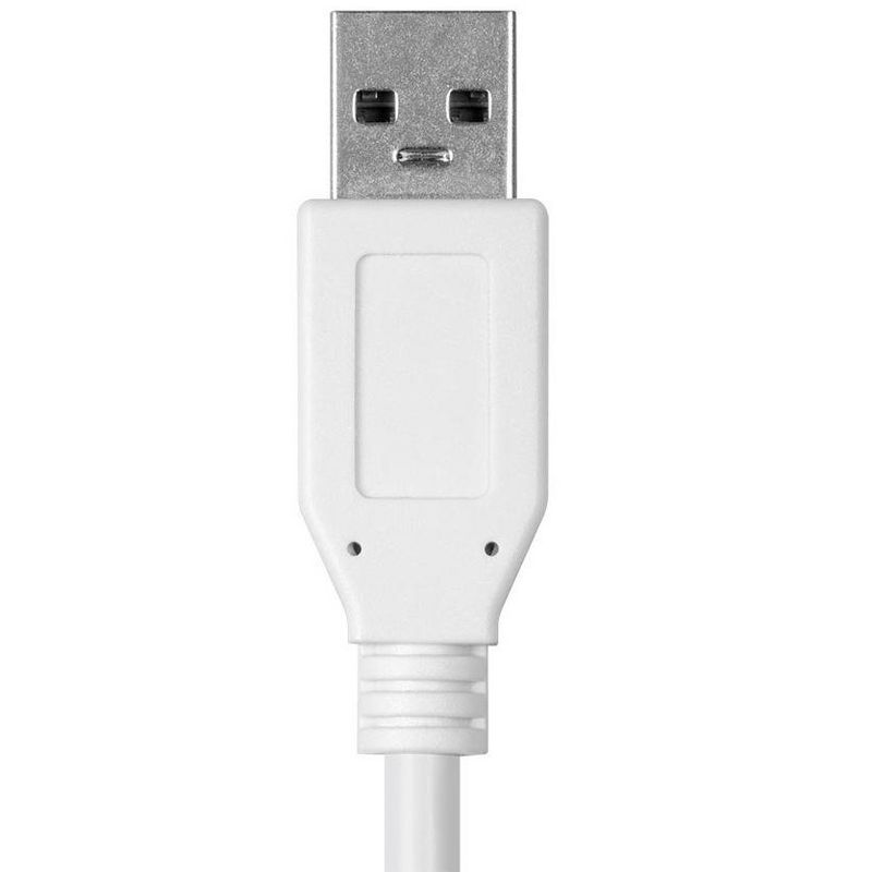 Monoprice USB C to USB A 3.1 Gen 2 Cable - 1 Meter (3.3 Feet) - White | Fast Charging, 10Gbps, 3A, 30AWG, Type C, Compatible with Xbox One / VR /, 5 of 7