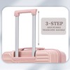 KTMBDW Luggage Sets 3 Piece PP Hardshell Carry on Suitcase, Travel Lightweight Carry-on with Double Spinner Wheels and TSA Lock - 2 of 4