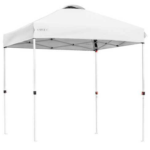 Costway 6x6 Ft Pop Up Canopy Tent Camping Sun Shelter W Roller Bag White Target