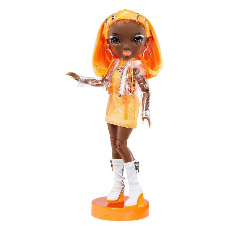 Rainbow High Michelle - Orange Fashion Doll, 4 of 10