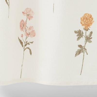 Botanical Floral Shower Curtain - Threshold&#8482;