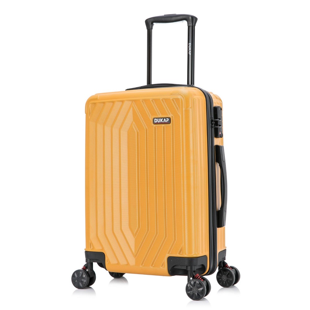 Photos - Luggage Dukap STRATOS Lightweight Hardside Carry On Spinner Suitcase - Terracota Y 