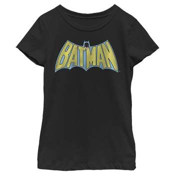 Girl's Batman Vintage Hero Logo T-Shirt