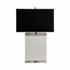 SAGEBROOK HOME 29" Crystal Table Lamp White/Black: UL Listed, Polyester Shade, E26 Socket - image 2 of 4