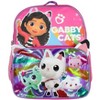 Gabby's Dollhouse Backpack Cat Friends Raised Character 14" Backpack For Kids - 2 of 4