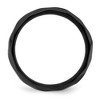 Black Bow Jewelry 7mm Black Zirconium Hammered Standard Fit Band - 2 of 4