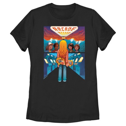 Women's Stranger Things Boys Meet Arcade Girl T-Shirt - image 1 of 4