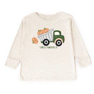 The Juniper Shop SmileyWorld Dump Truck Pumpkins Toddler Long Sleeve Tee - 1 of 4