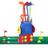 iMountek"Toddler Golf Clubs Set for Kids, 4 Sticks, 8 Balls, 2 Holes, Golf Mat - Fun Playset for Ages 3-6"blue - 3 of 4