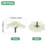 Unique Bargains Silk Rose Artificial Flower Heads Bouquet Decor - 3 of 4