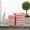 Luxury Cotton Heavyweight Ultra-Plush 6 Piece Towel Set by Blue Nile Mills - 2 of 4