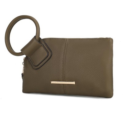 MKF Collection Luna Vegan Leather Women's Clutch/Wristlet by Mia K